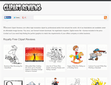 Tablet Screenshot of clipartreviews.com